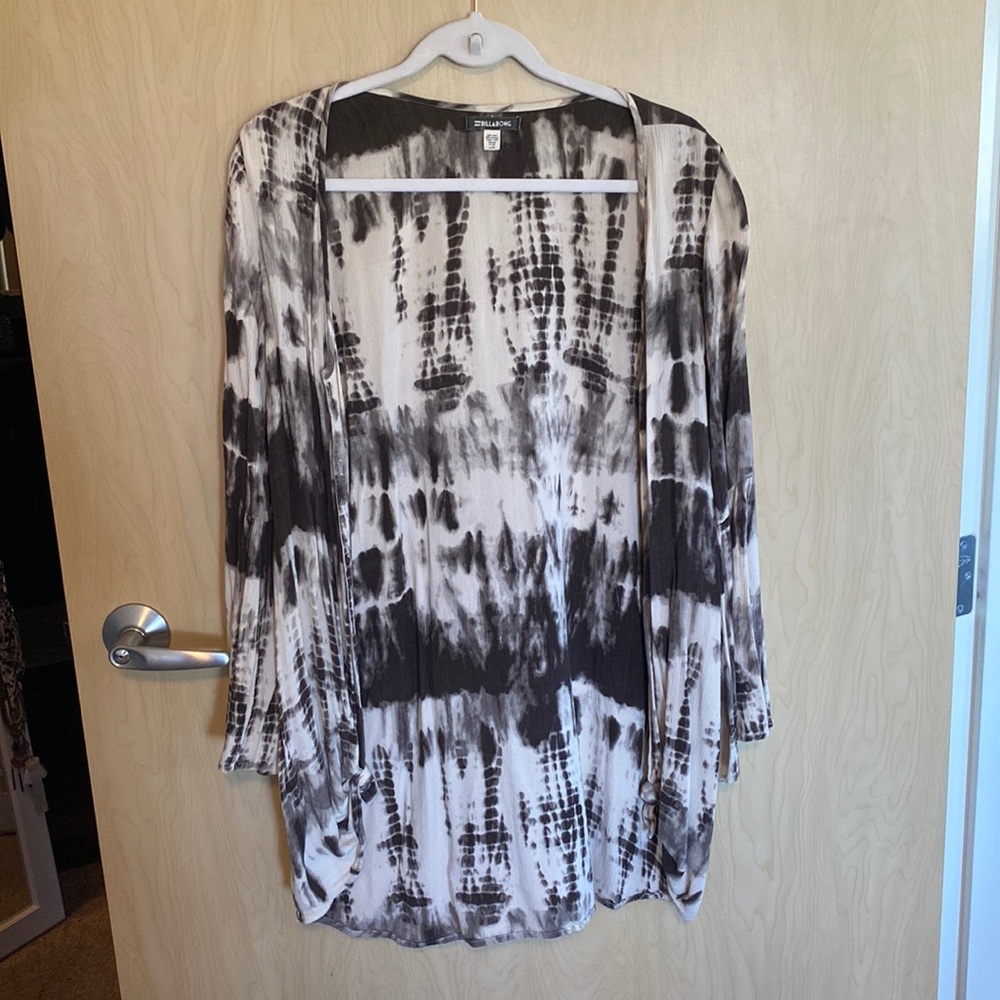 Tie dye cardigan